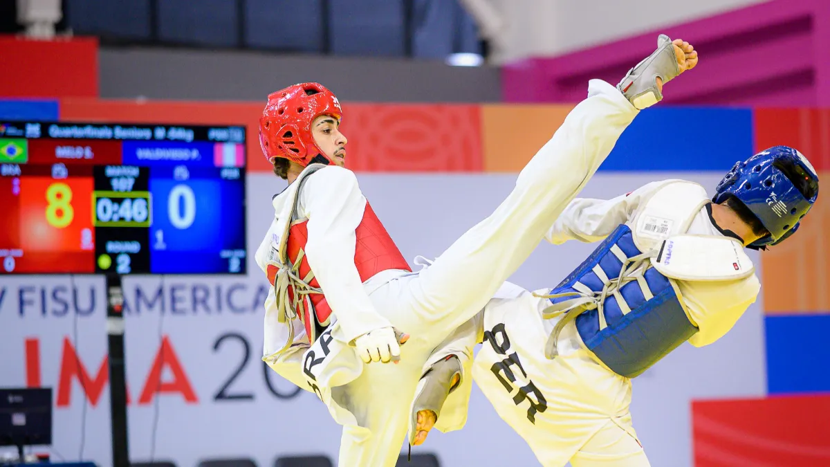 Time UBrasil brilha no taekwondo no FISU America Games Lima 2026