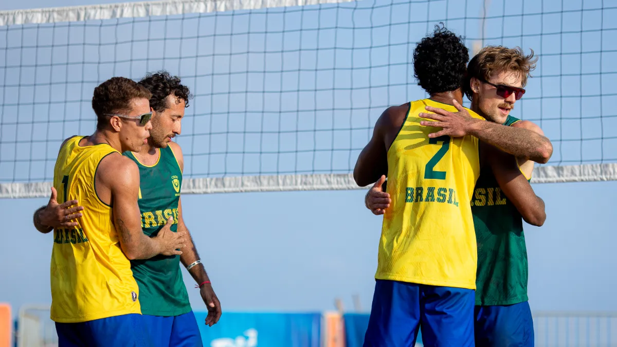 Domínio brasileiro marca encerramento do vôlei de praia nos FISU America Games Lima 2026